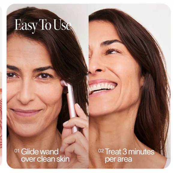 Solowave Bundle Skincare Wand Red Light Therapy Rose Gold & LightBoost Serum NWB - Picture 9 of 15